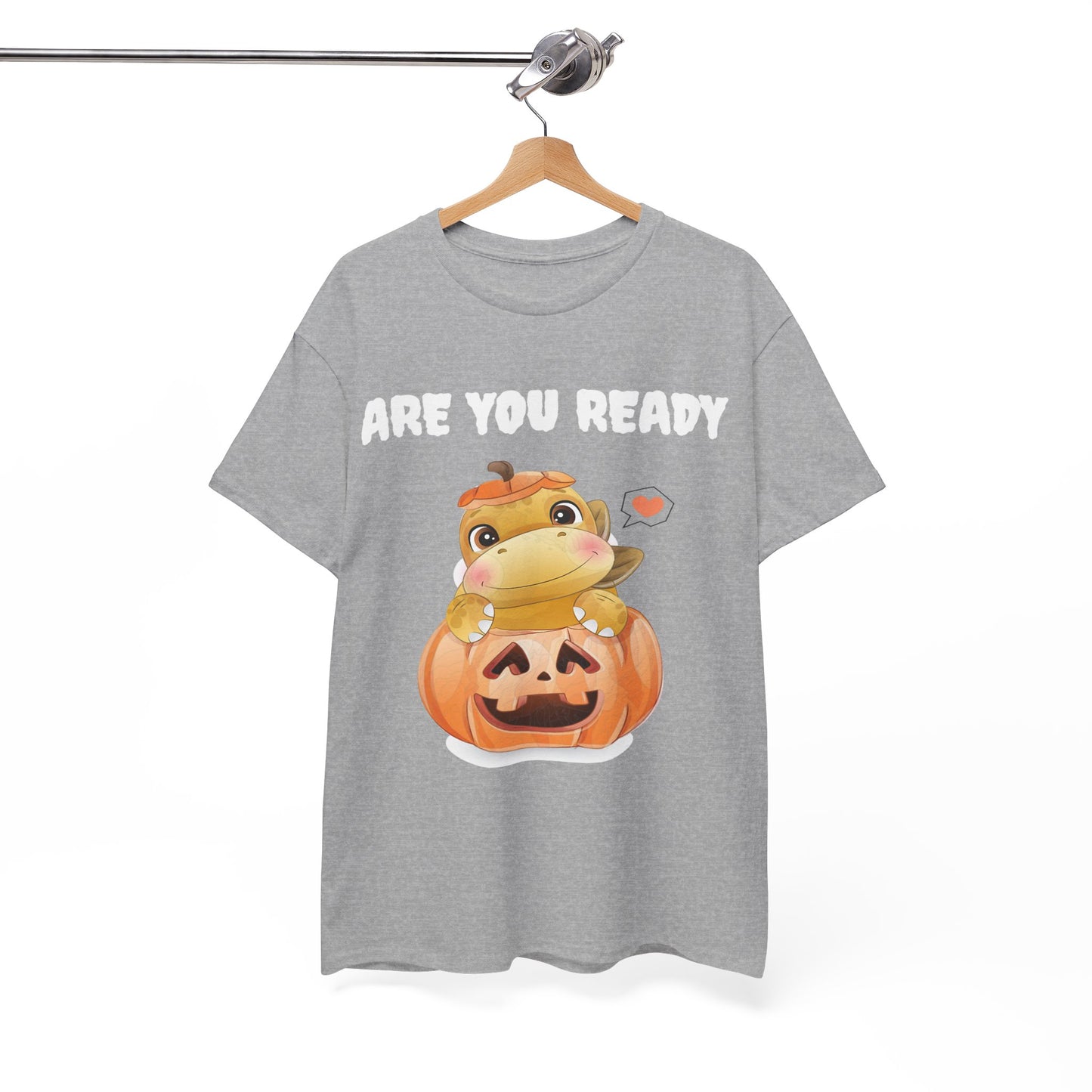 Cute Halloween Frog Tee | Unisex Heavy Cotton Shirt, Fall Fashion, Pumpkin Lovers, Spooky Season, Gift for Kids