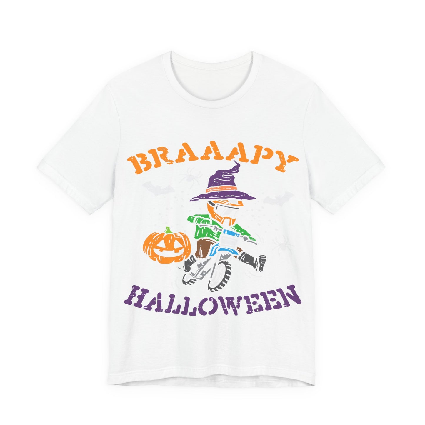 Halloween Themed Unisex Jersey Tee - Spooky Fun for Kids & Adults, Party Shirt, Trick or Treat Wear, October Celebration, Fall Festivities