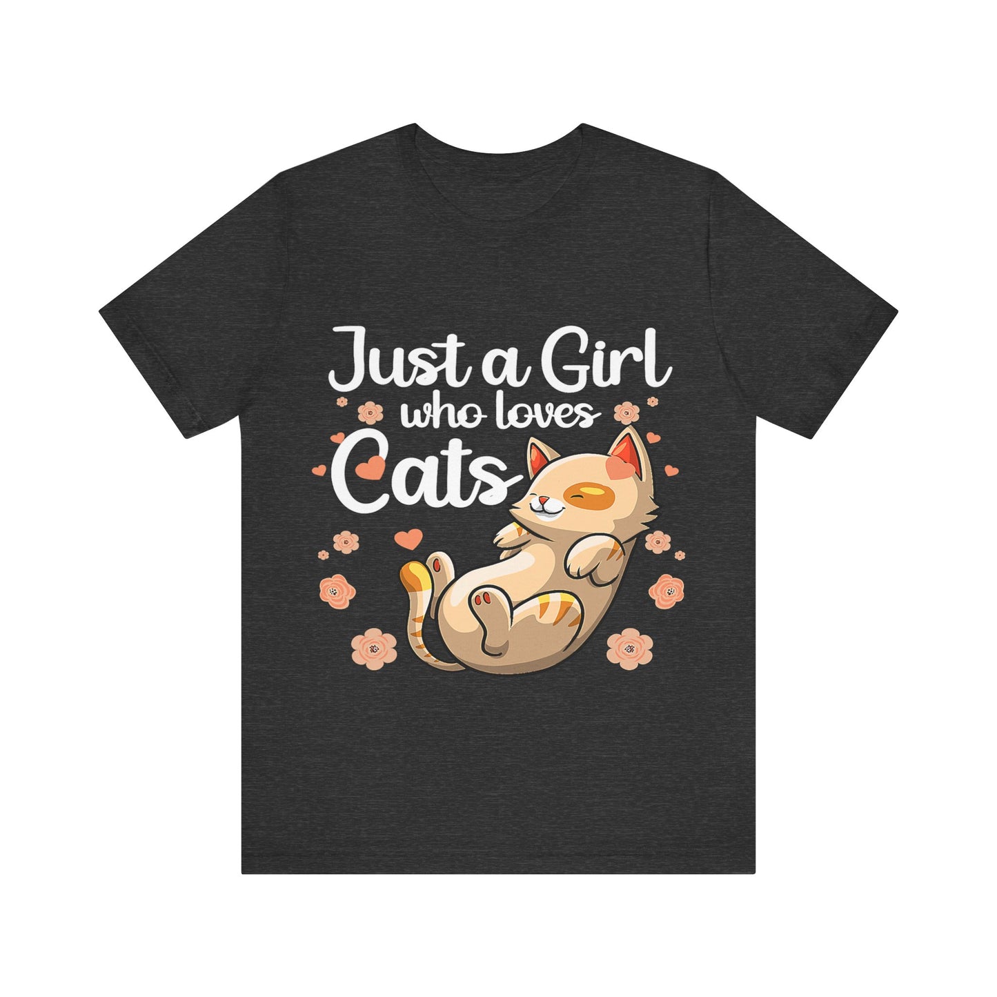 Adorable Cat Graphic Tee, Cute Cat Shirt, Gift for Cat Lovers, Pet Lovers Apparel, Casual Unisex Tee, Fun Animal T-shirt