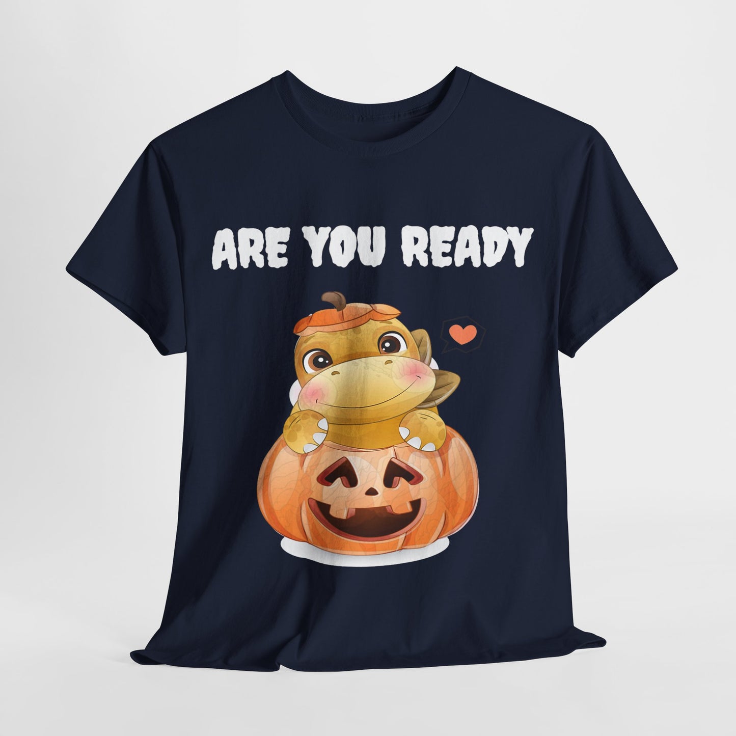Cute Halloween Frog Tee | Unisex Heavy Cotton Shirt, Fall Fashion, Pumpkin Lovers, Spooky Season, Gift for Kids