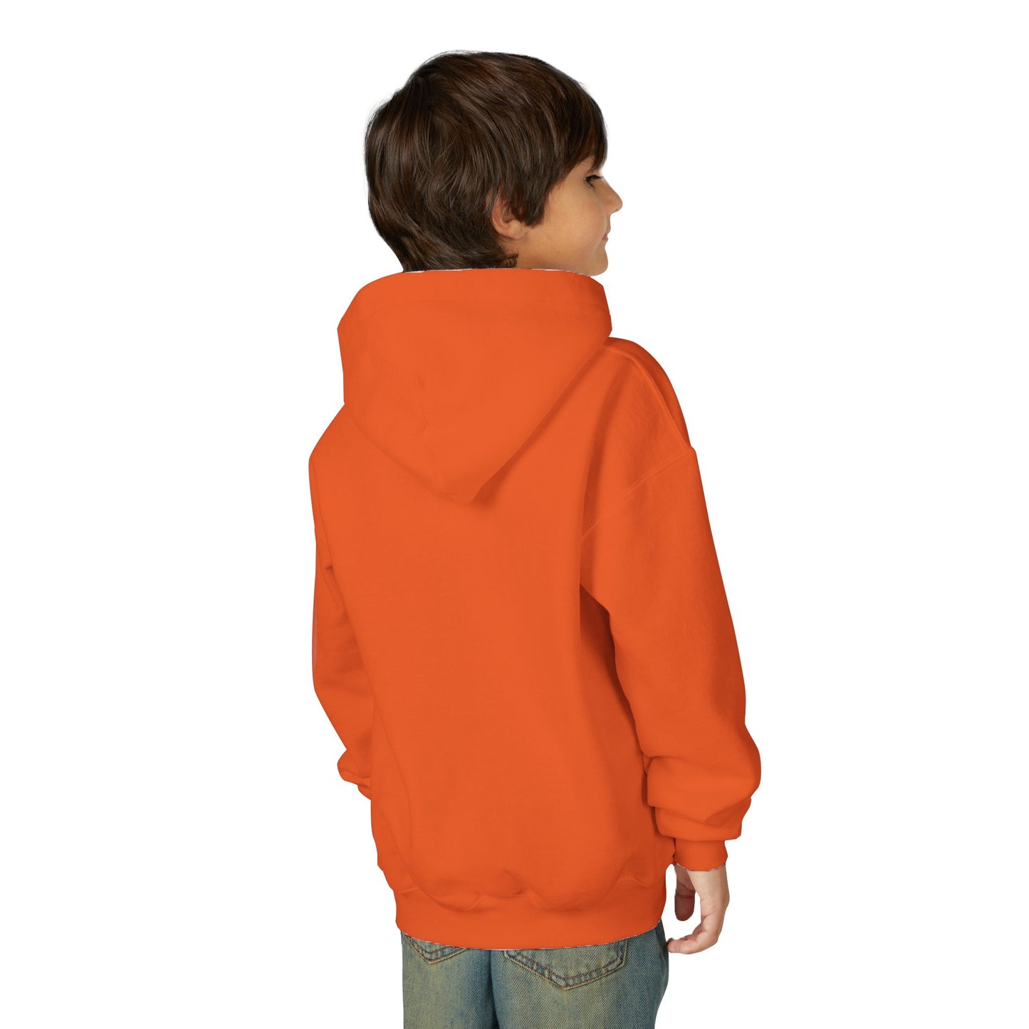 Youth Hooded Sweatshirt - Everyone is Welcome Here, Rainbow Sweatshirt, Cozy Pullover, Inclusive Gift, Kids Hoodie, LGBTQ+ Apparel