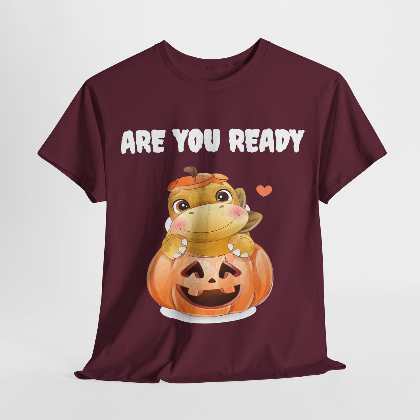 Cute Halloween Frog Tee | Unisex Heavy Cotton Shirt, Fall Fashion, Pumpkin Lovers, Spooky Season, Gift for Kids