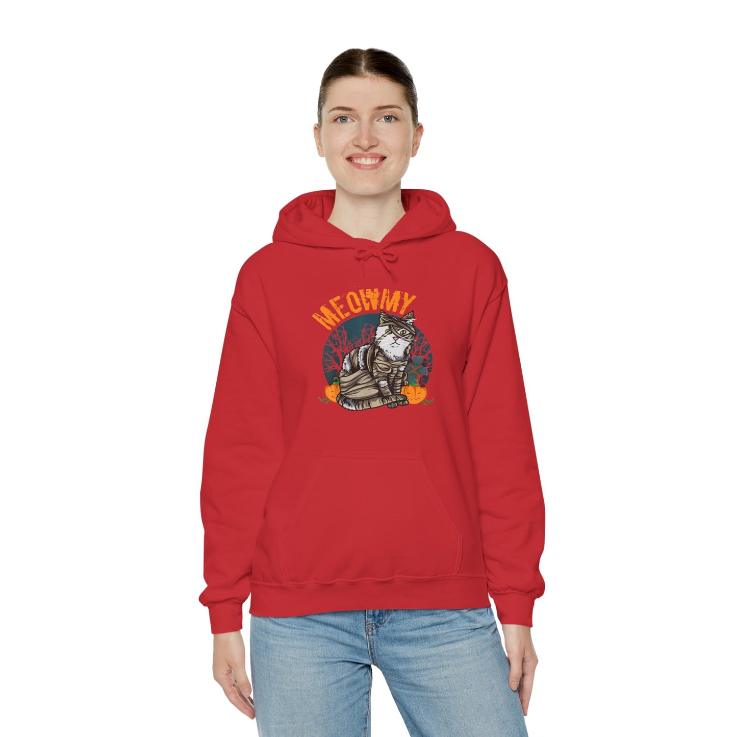 Cozy Cat-Themed Unisex Hoodie - Perfect for Cat Lovers, Fall Fashion, Halloween, Gift Idea, Casual Wear