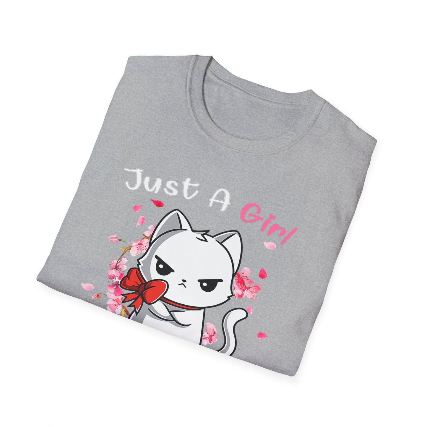Cute Kittens Graphic Tee, Unisex Softstyle T-Shirt for Cat Lovers, Gift for Birthdays, Valentine's Day, Casual Wear, Animal Lovers