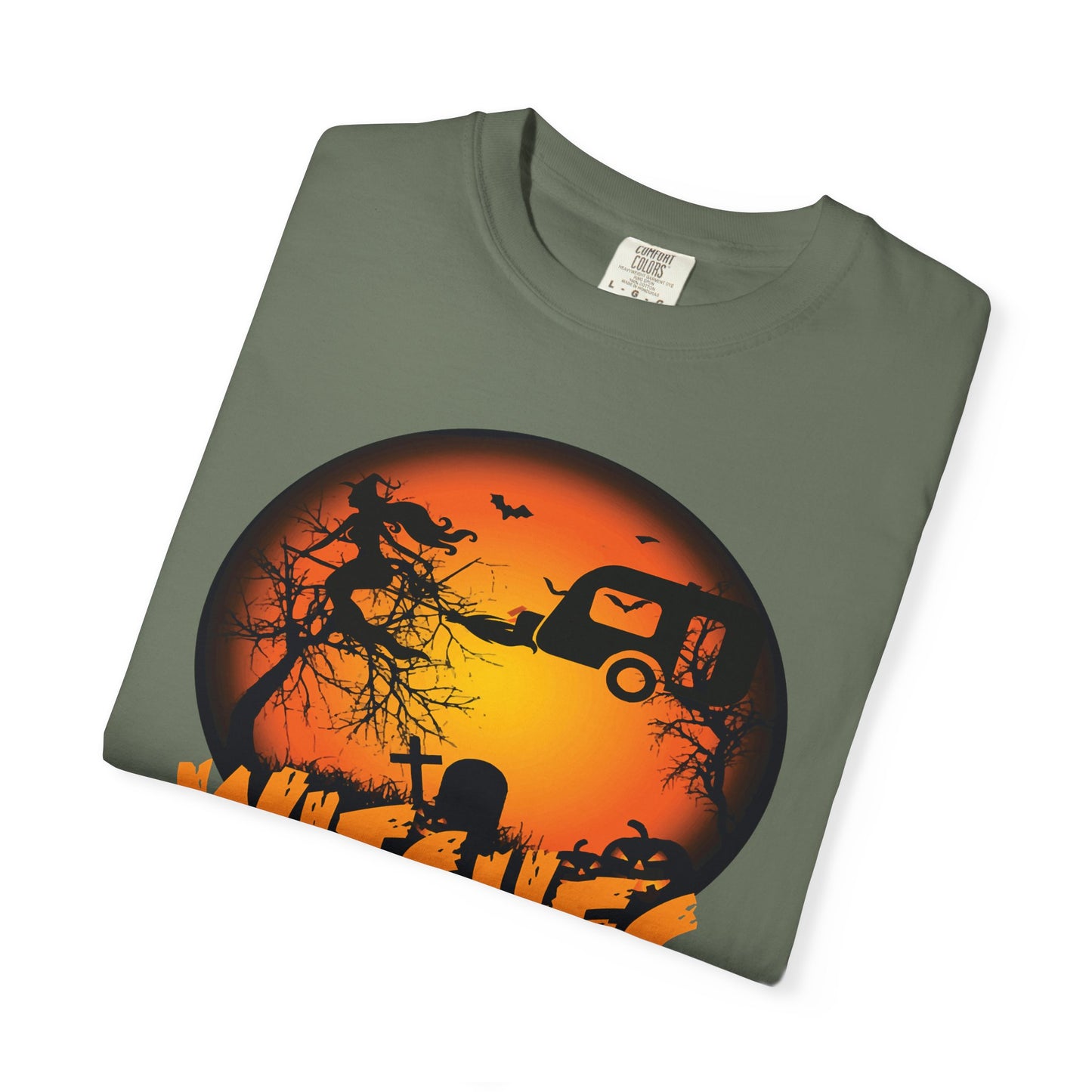 Witches with Hitches Unisex T-shirt | Halloween Apparel, Witchy Vibes, Casual Wear, Gift for Her, Festival T-shirt, Cozy Style