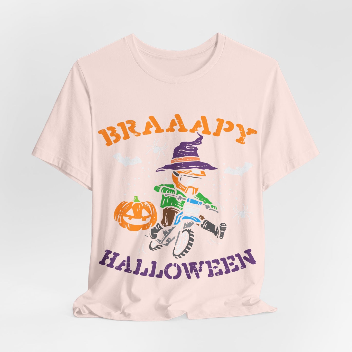 Halloween Themed Unisex Jersey Tee - Spooky Fun for Kids & Adults, Party Shirt, Trick or Treat Wear, October Celebration, Fall Festivities