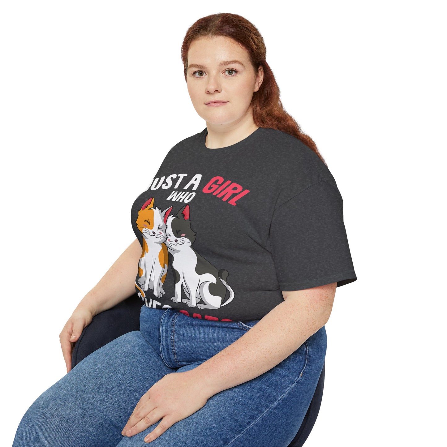 Cute Cat Girls Unisex Tee, Perfect for Cat Lovers, Gift for Her, Birthday Shirt, Animal Lover Tee
