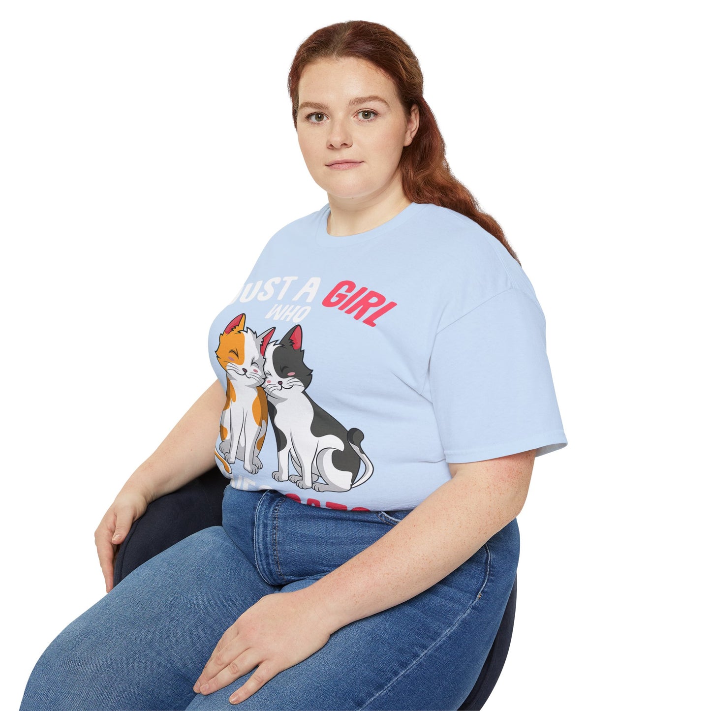 Cute Cat Girls Unisex Tee, Perfect for Cat Lovers, Gift for Her, Birthday Shirt, Animal Lover Tee
