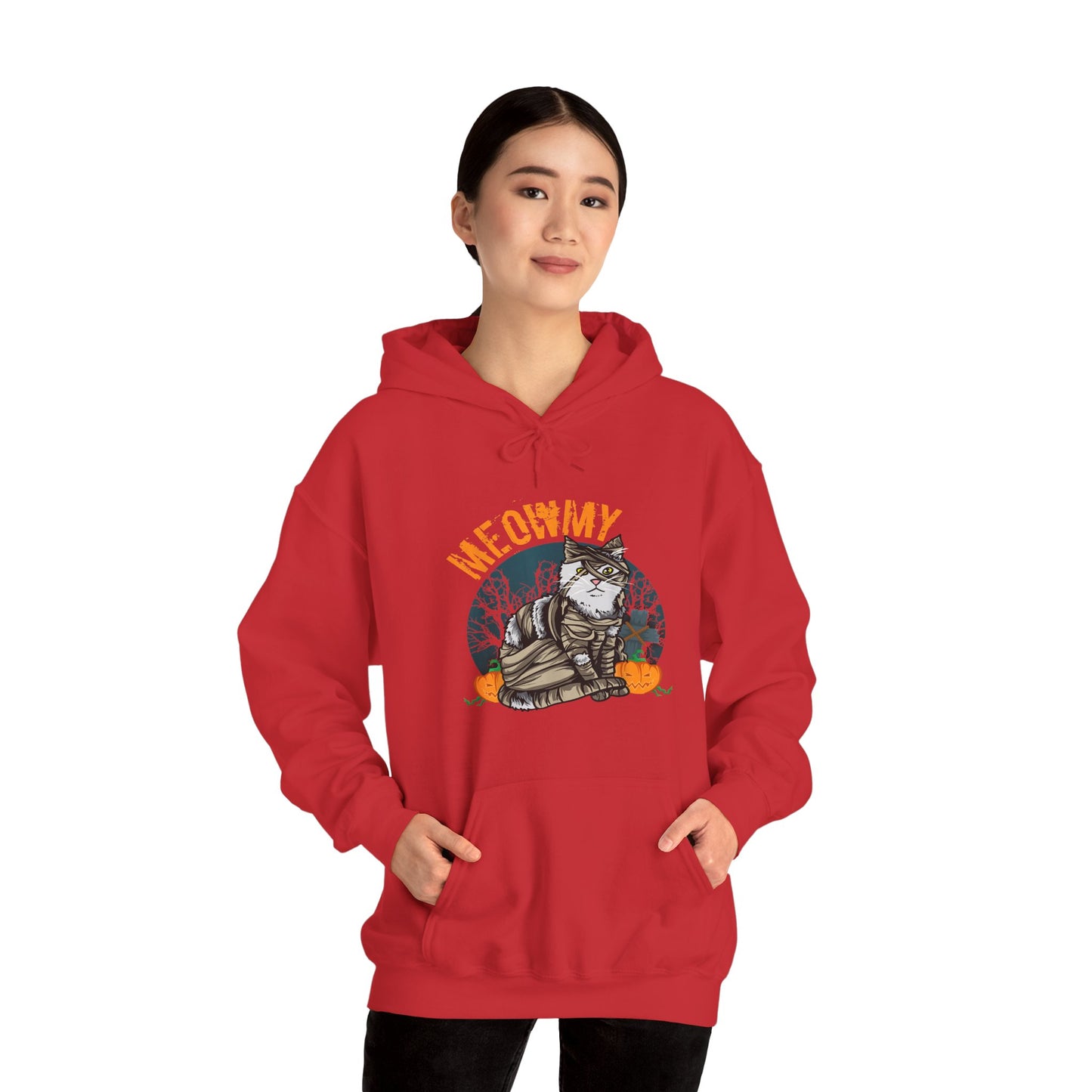 Cozy Cat-Themed Unisex Hoodie - Perfect for Cat Lovers, Fall Fashion, Halloween, Gift Idea, Casual Wear
