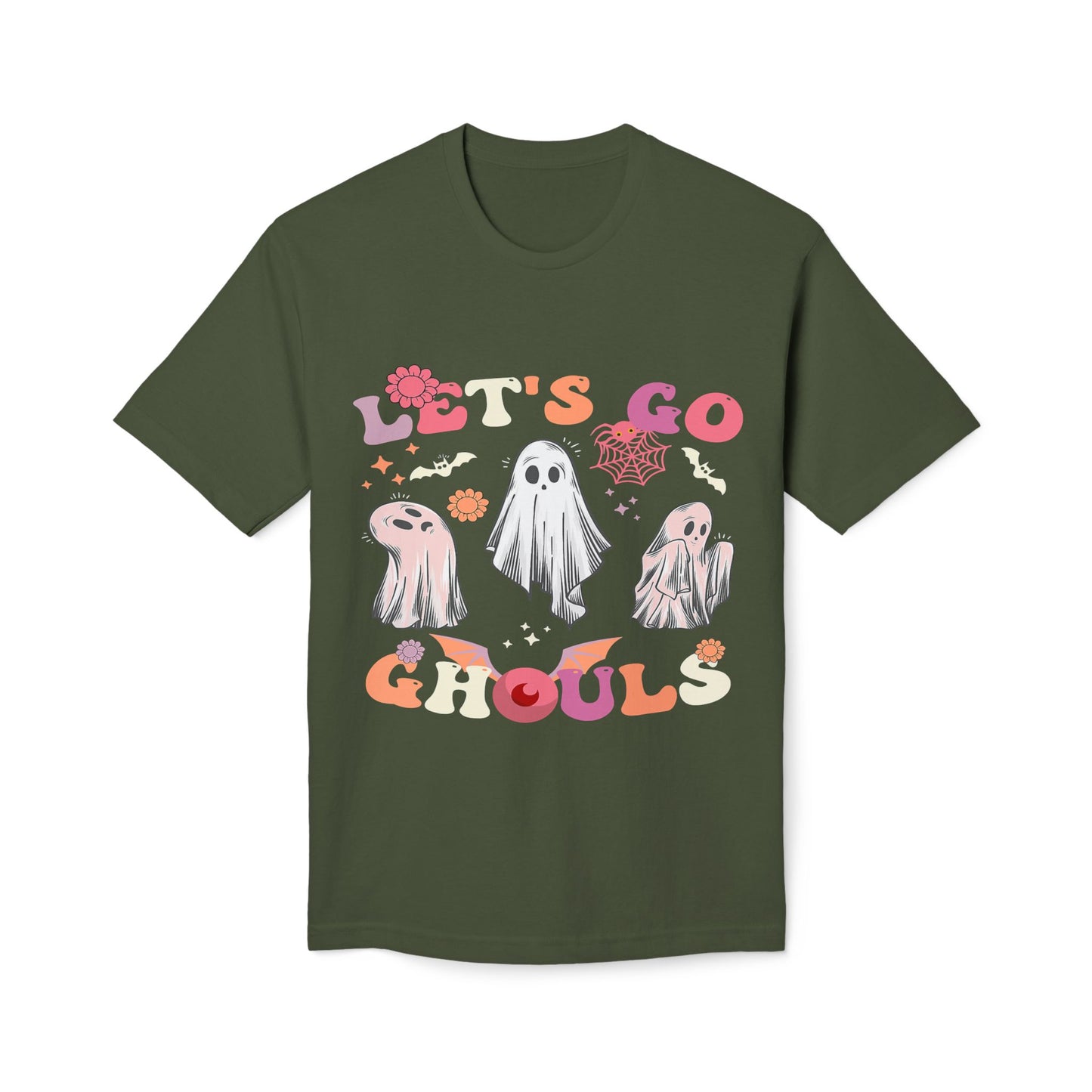 Unisex Ghosts Halloween T-shirt, Spooky Shirt, Funny Halloween Tee, Gifts for Ghouls, October Festive Apparel