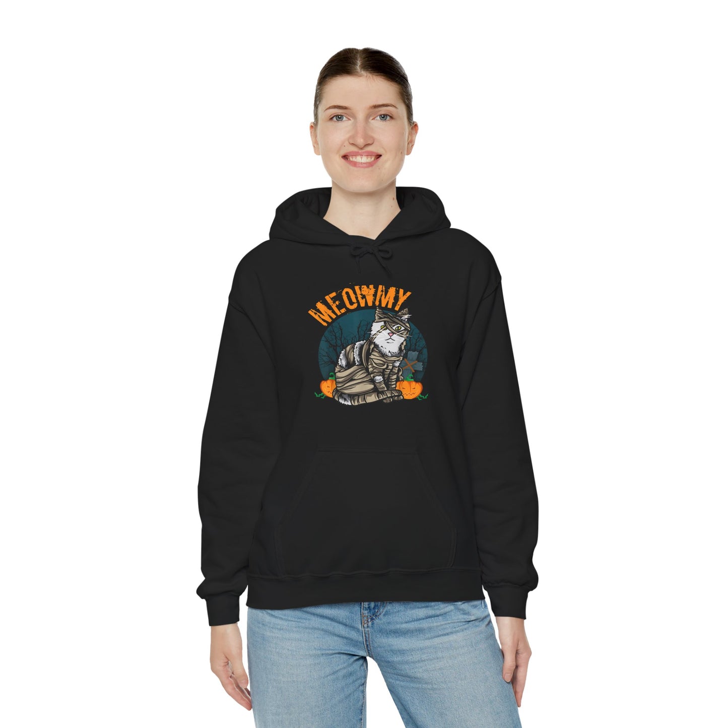 Cozy Cat-Themed Unisex Hoodie - Perfect for Cat Lovers, Fall Fashion, Halloween, Gift Idea, Casual Wear