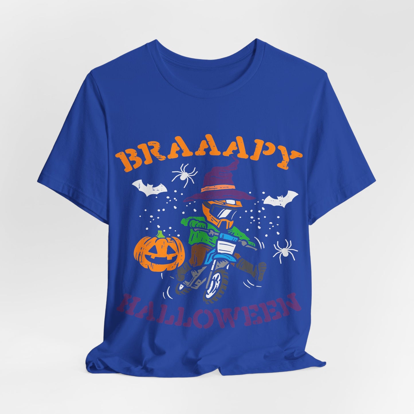 Halloween Themed Unisex Jersey Tee - Spooky Fun for Kids & Adults, Party Shirt, Trick or Treat Wear, October Celebration, Fall Festivities