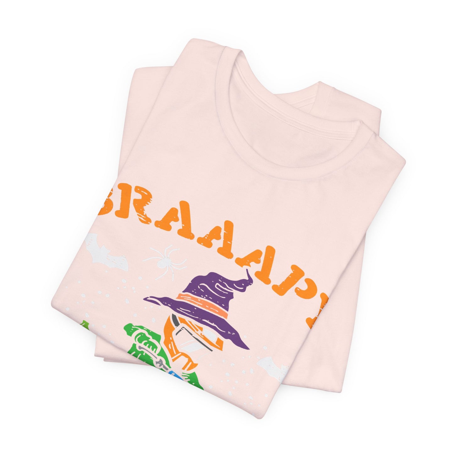 Halloween Themed Unisex Jersey Tee - Spooky Fun for Kids & Adults, Party Shirt, Trick or Treat Wear, October Celebration, Fall Festivities