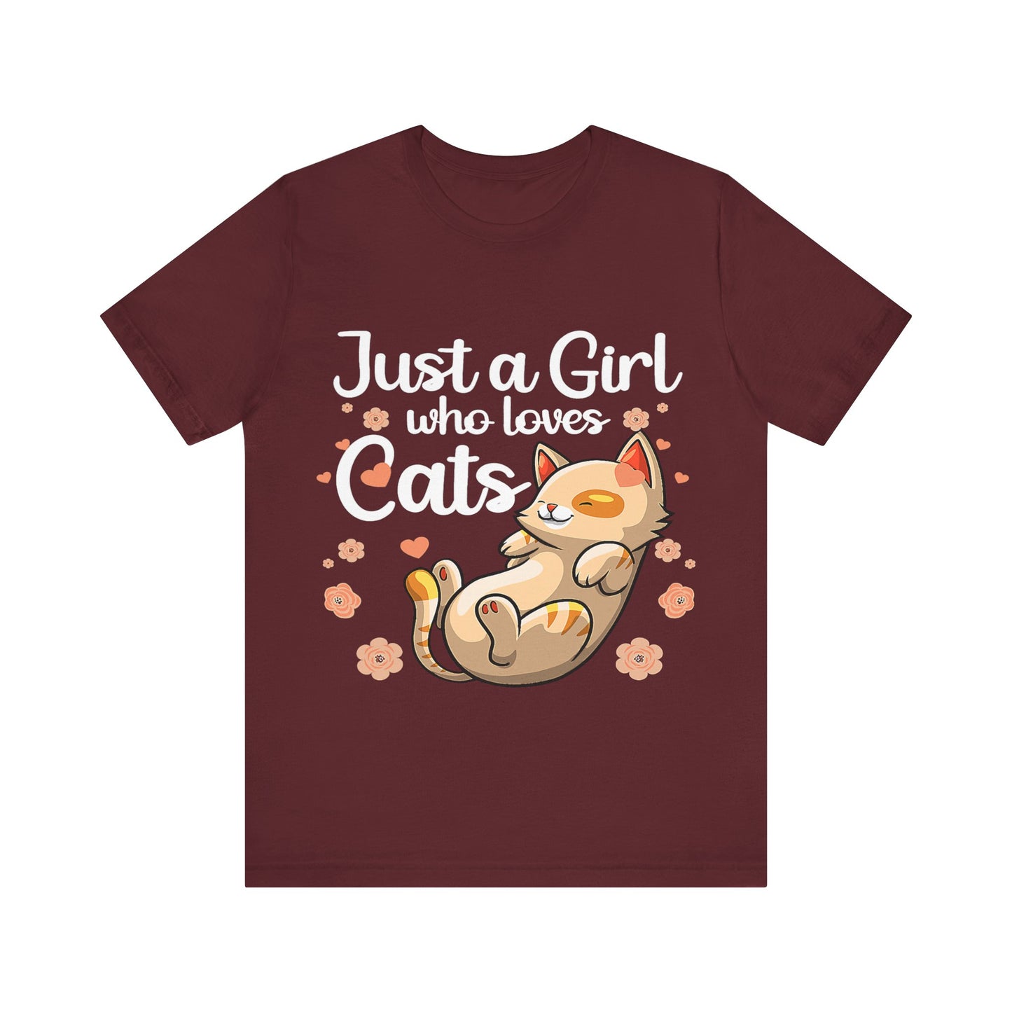 Adorable Cat Graphic Tee, Cute Cat Shirt, Gift for Cat Lovers, Pet Lovers Apparel, Casual Unisex Tee, Fun Animal T-shirt