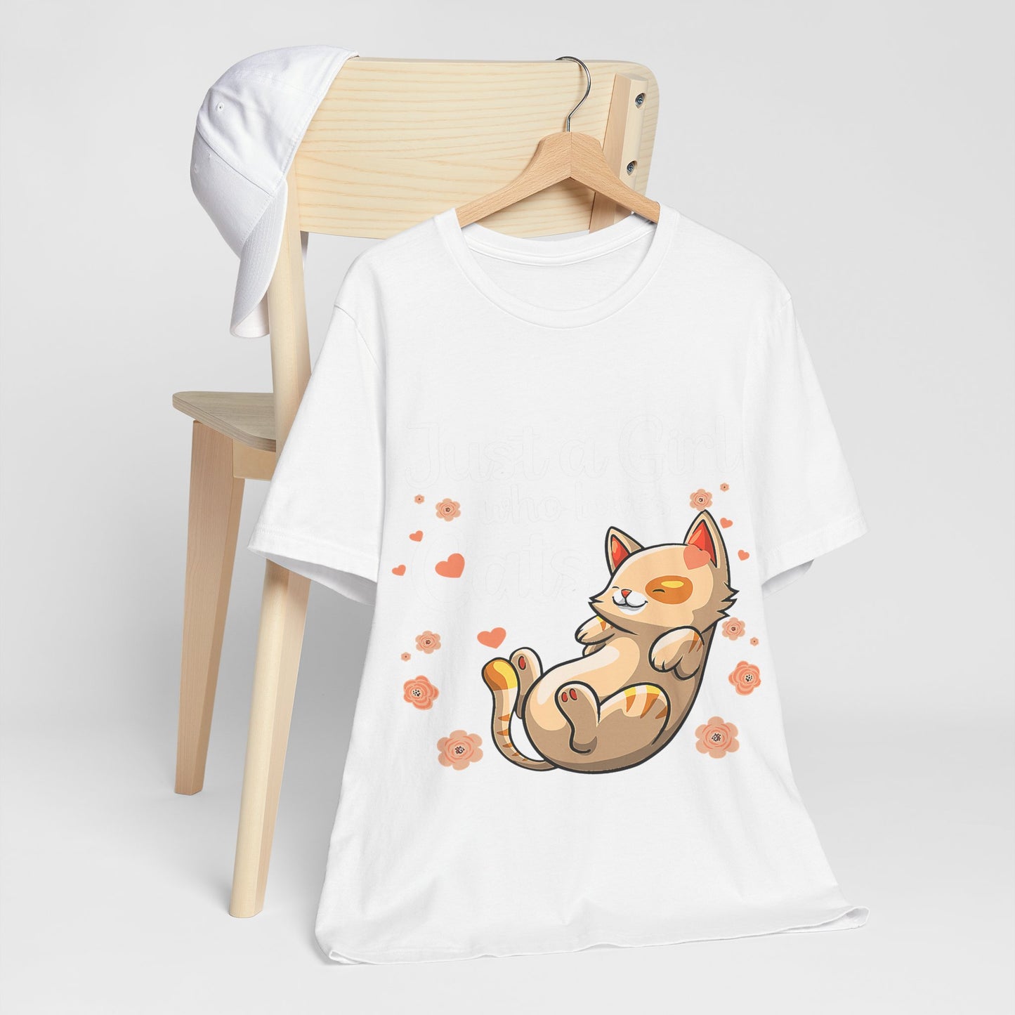 Adorable Cat Graphic Tee, Cute Cat Shirt, Gift for Cat Lovers, Pet Lovers Apparel, Casual Unisex Tee, Fun Animal T-shirt