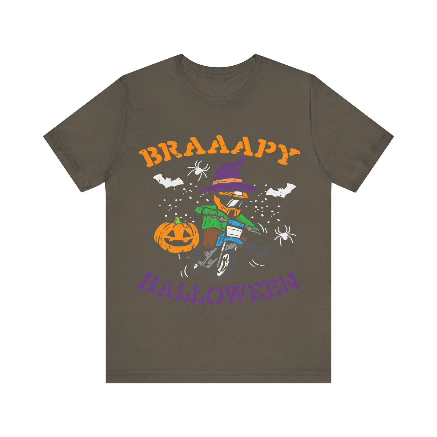 Halloween Themed Unisex Jersey Tee - Spooky Fun for Kids & Adults, Party Shirt, Trick or Treat Wear, October Celebration, Fall Festivities