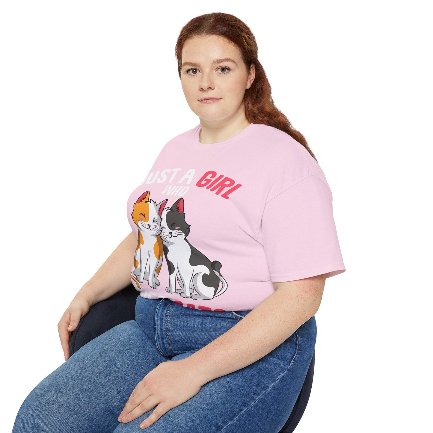 Cute Cat Girls Unisex Tee, Perfect for Cat Lovers, Gift for Her, Birthday Shirt, Animal Lover Tee