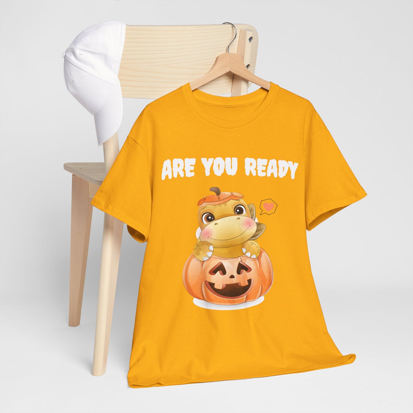 Cute Halloween Frog Tee | Unisex Heavy Cotton Shirt, Fall Fashion, Pumpkin Lovers, Spooky Season, Gift for Kids