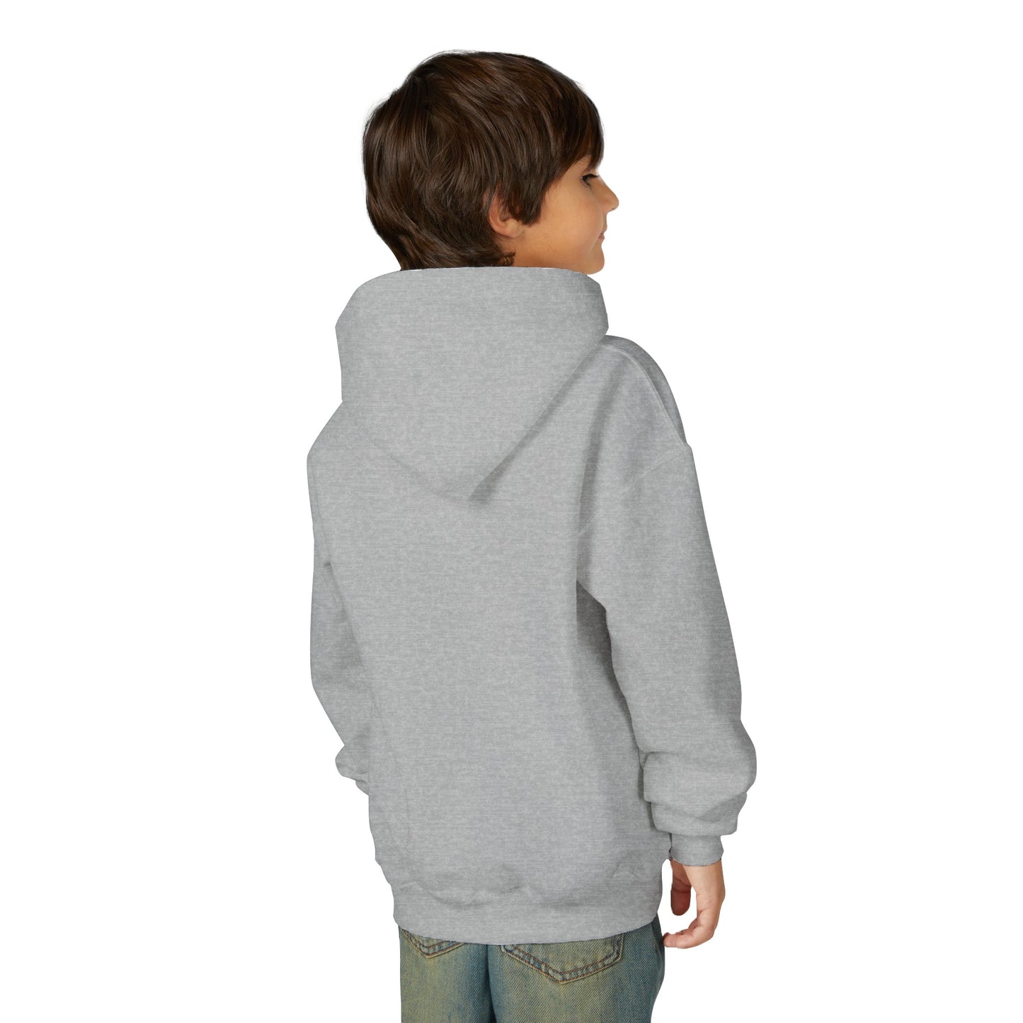 Youth Hooded Sweatshirt - Everyone is Welcome Here, Rainbow Sweatshirt, Cozy Pullover, Inclusive Gift, Kids Hoodie, LGBTQ+ Apparel