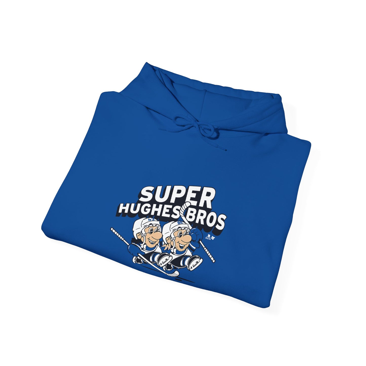 Super Hughes Bros Hoodie, Cozy Unisex Sweatshirt for Gamers, Fun Gift for Birthdays and Holidays, Relaxed Casual Wear