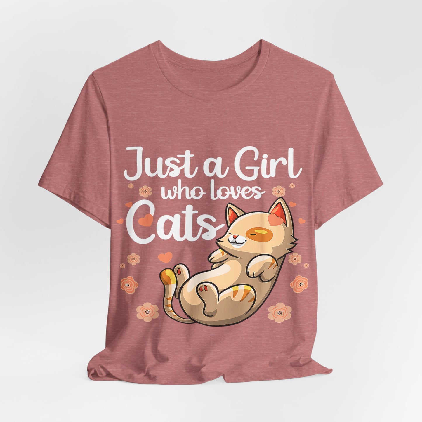 Adorable Cat Graphic Tee, Cute Cat Shirt, Gift for Cat Lovers, Pet Lovers Apparel, Casual Unisex Tee, Fun Animal T-shirt