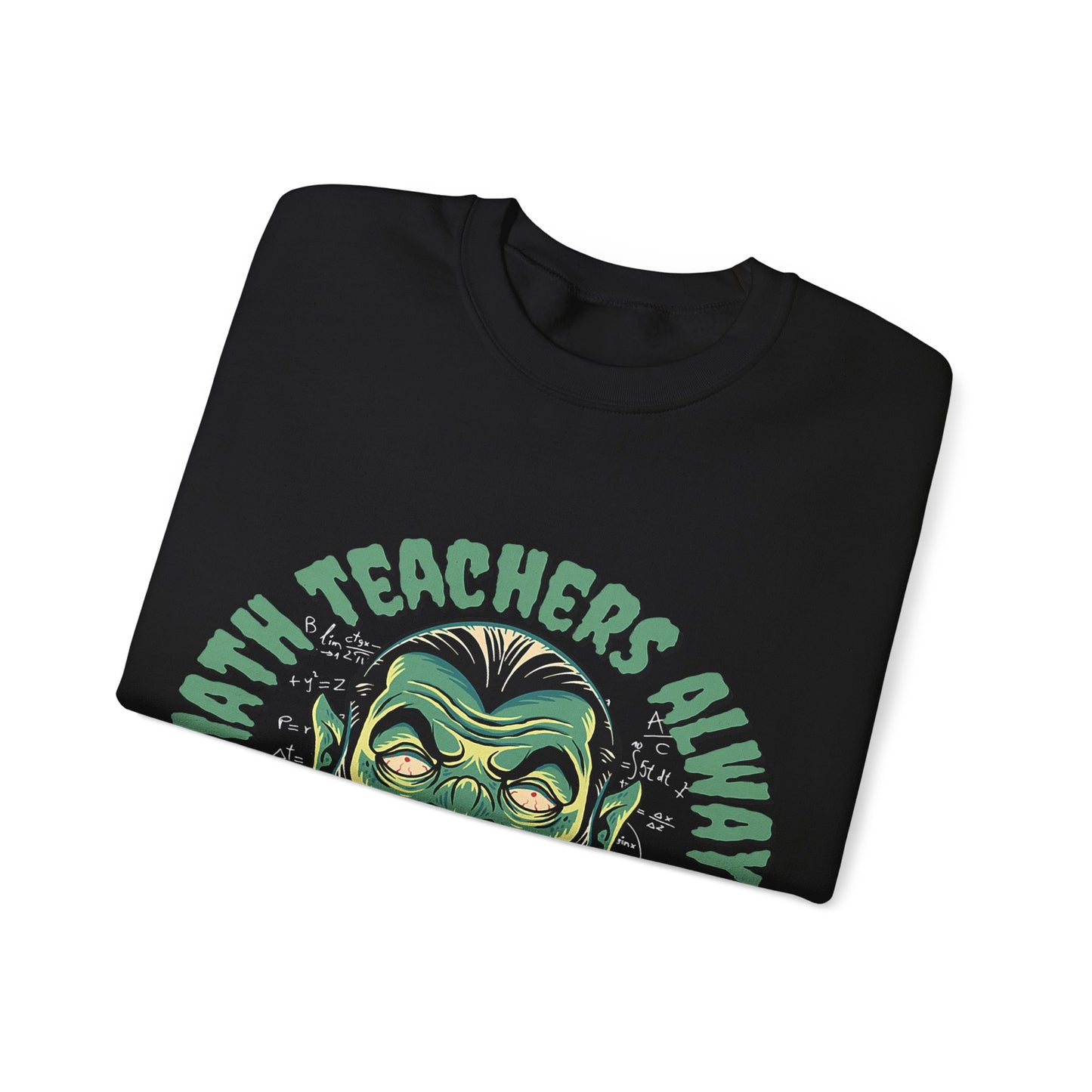 Halloween Count Dracula Sweatshirt, Unisex Crewneck for Teachers, Spooky Gift Idea, Fall Fashion, Halloween Costume