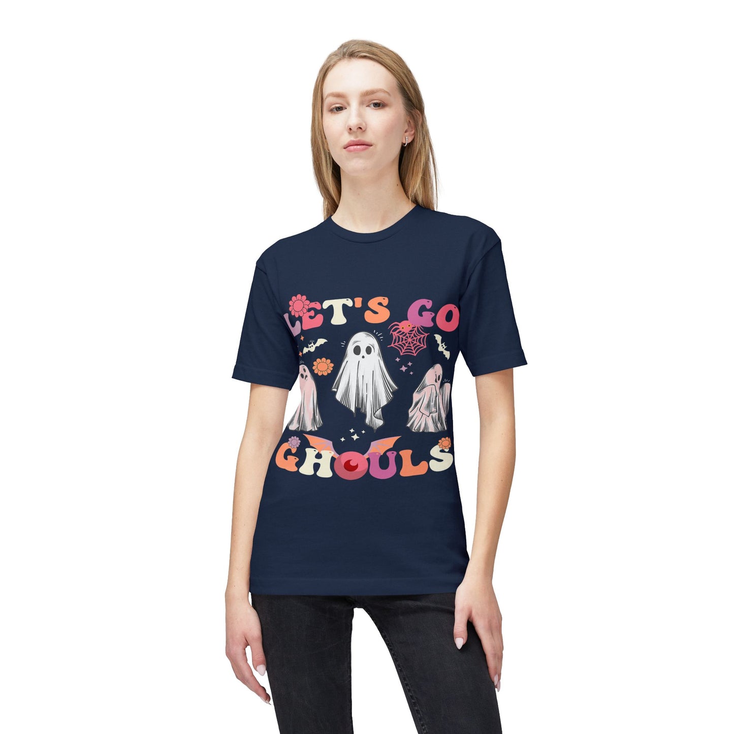 Unisex Ghosts Halloween T-shirt, Spooky Shirt, Funny Halloween Tee, Gifts for Ghouls, October Festive Apparel