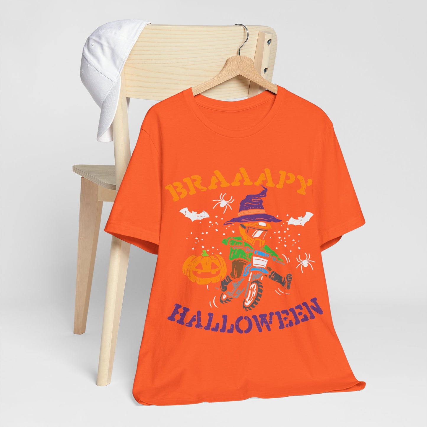 Halloween Themed Unisex Jersey Tee - Spooky Fun for Kids & Adults, Party Shirt, Trick or Treat Wear, October Celebration, Fall Festivities