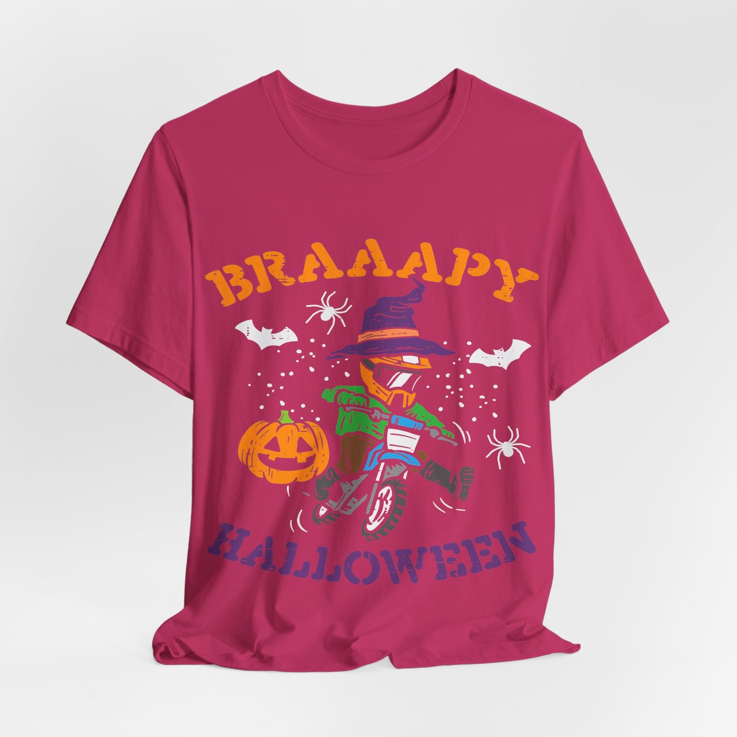 Halloween Themed Unisex Jersey Tee - Spooky Fun for Kids & Adults, Party Shirt, Trick or Treat Wear, October Celebration, Fall Festivities