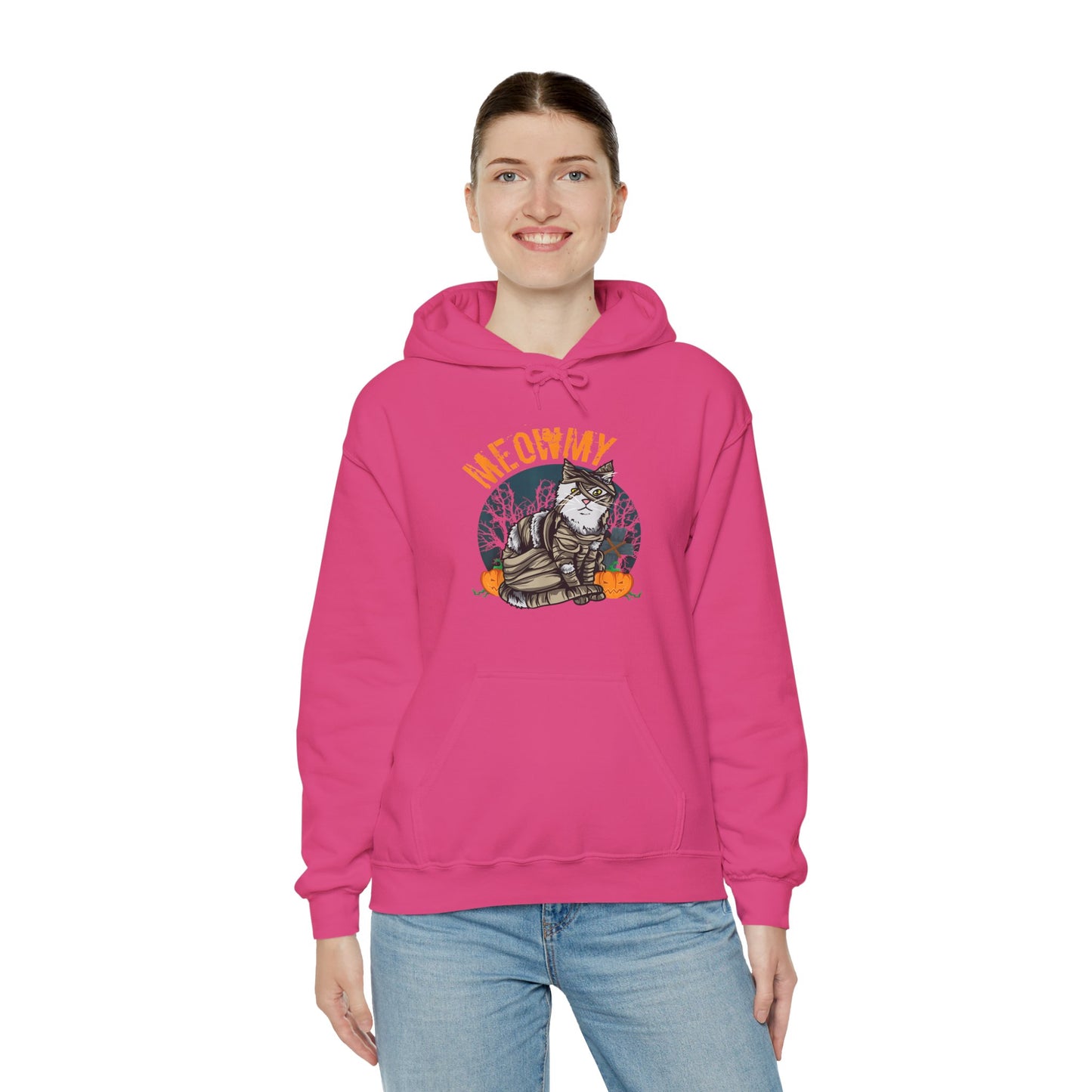 Cozy Cat-Themed Unisex Hoodie - Perfect for Cat Lovers, Fall Fashion, Halloween, Gift Idea, Casual Wear