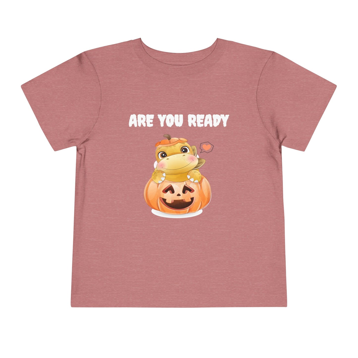 Adorable Pumpkin Frog Toddler Tee - Cute T-Shirt for Halloween, Fall Celebrations, Kids' Parties, Seasonal Dress-Up