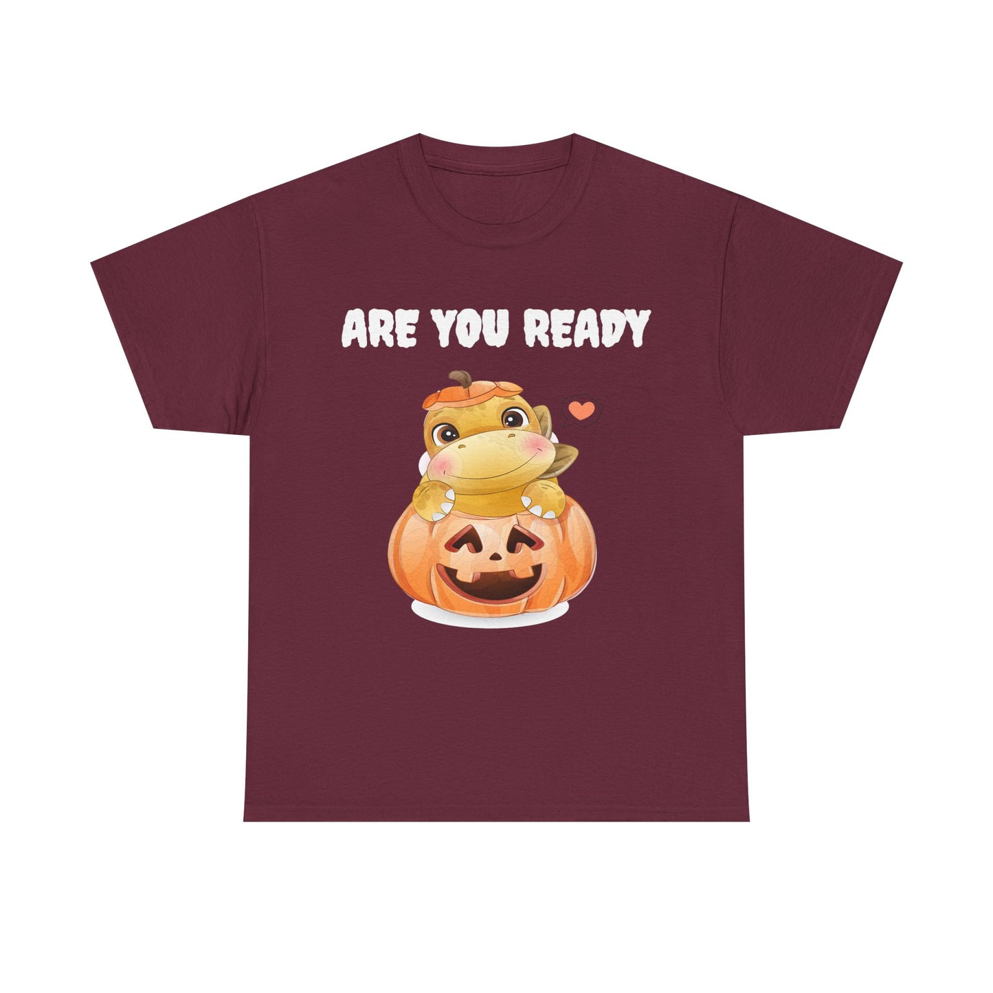 Cute Halloween Frog Tee | Unisex Heavy Cotton Shirt, Fall Fashion, Pumpkin Lovers, Spooky Season, Gift for Kids