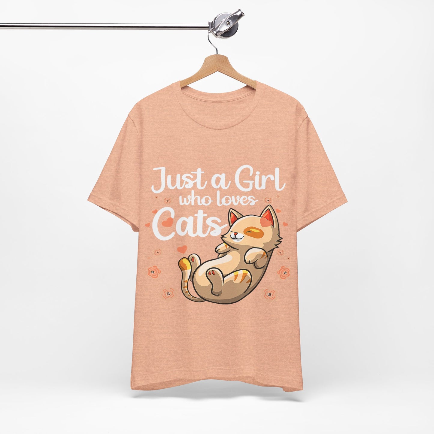 Adorable Cat Graphic Tee, Cute Cat Shirt, Gift for Cat Lovers, Pet Lovers Apparel, Casual Unisex Tee, Fun Animal T-shirt