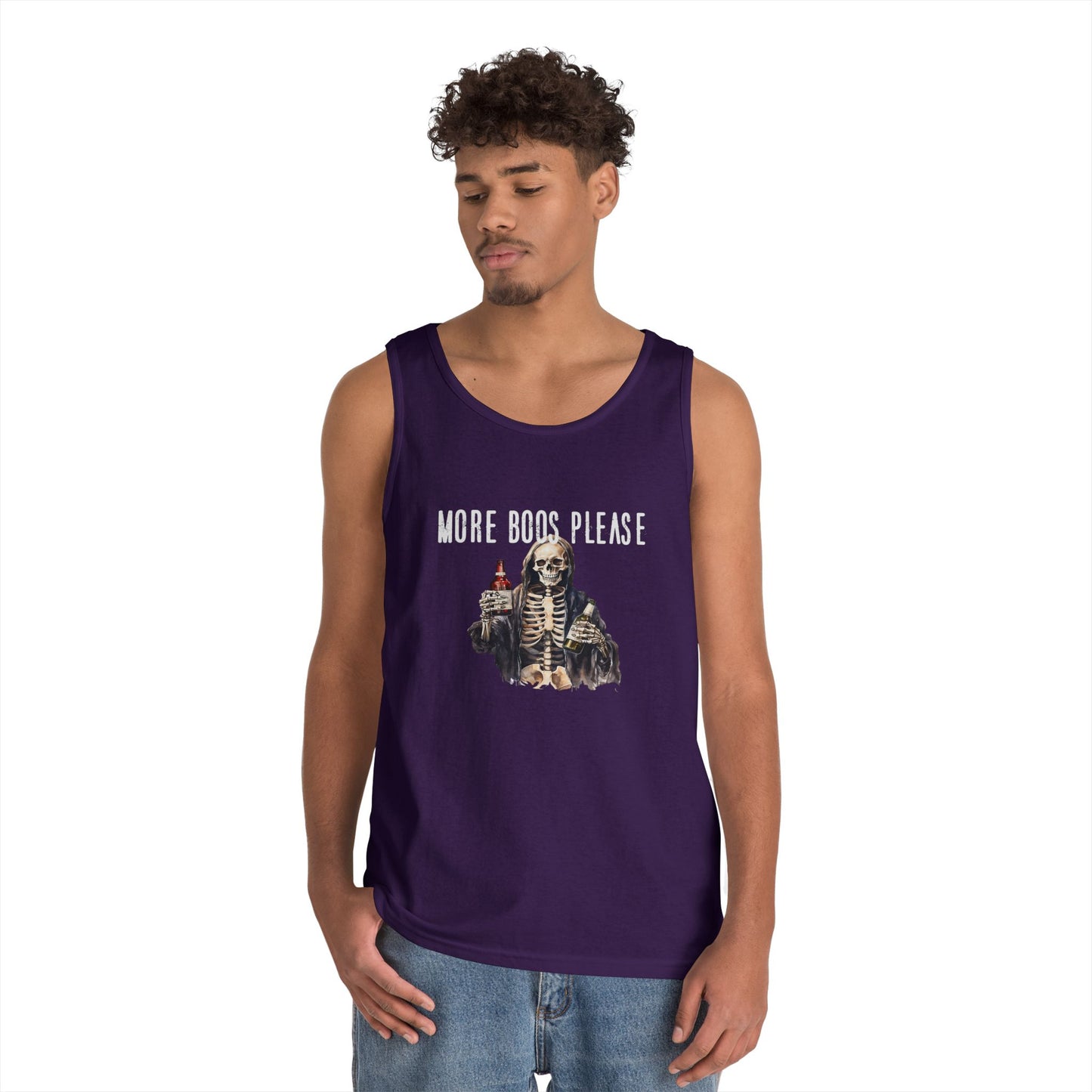 Unisex Skeleton Tank Top - Perfect for Halloween Parties, Casual Wear, Summer Outfits, Gifts for Friends, Festival Fashion