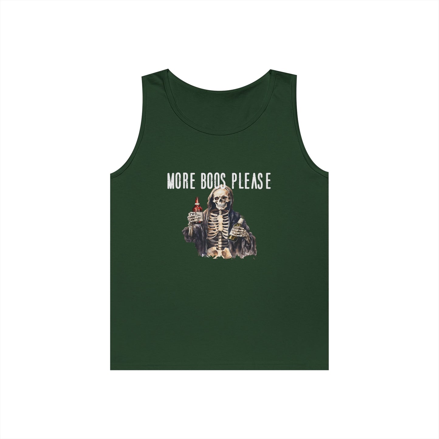 Unisex Skeleton Tank Top - Perfect for Halloween Parties, Casual Wear, Summer Outfits, Gifts for Friends, Festival Fashion