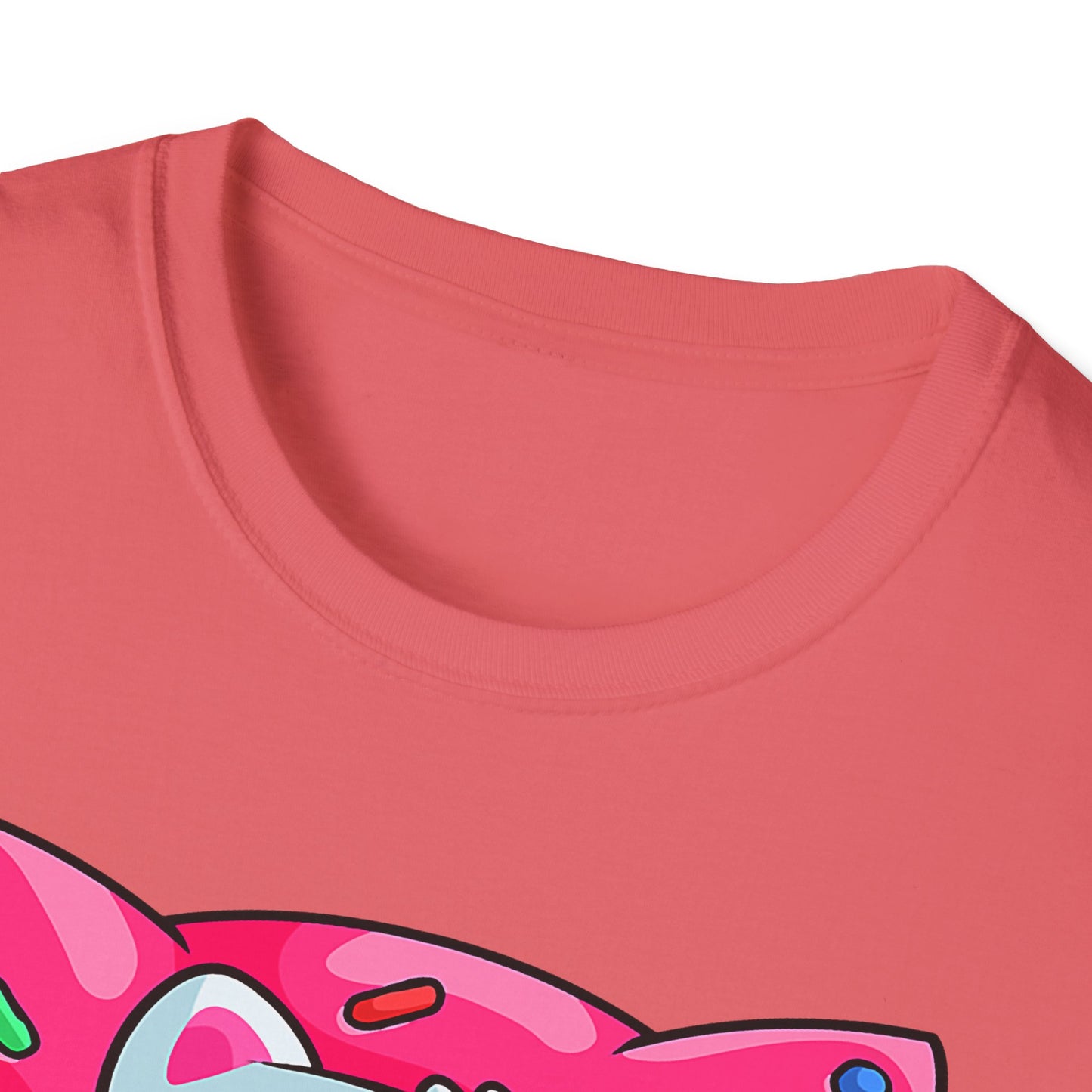 Cute Cat with Donut Unisex T-Shirt, Adorable Pet Lover Gift, Fun Summer Wear, Trendy Graphic Tee, Perfect for Birthdays, Casual Days, [...]