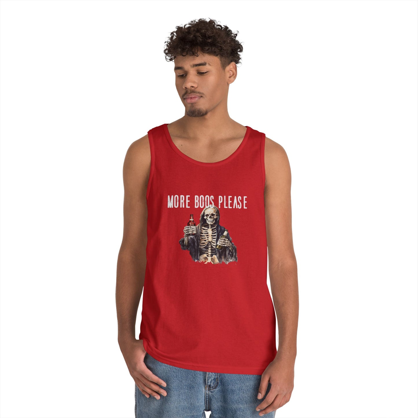 Unisex Skeleton Tank Top - Perfect for Halloween Parties, Casual Wear, Summer Outfits, Gifts for Friends, Festival Fashion