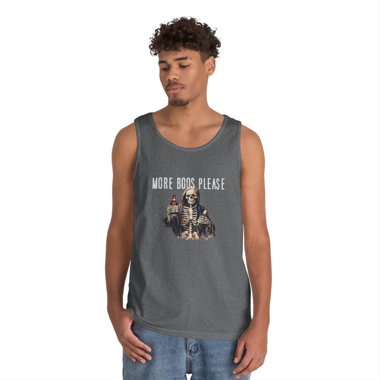 Unisex Skeleton Tank Top - Perfect for Halloween Parties, Casual Wear, Summer Outfits, Gifts for Friends, Festival Fashion