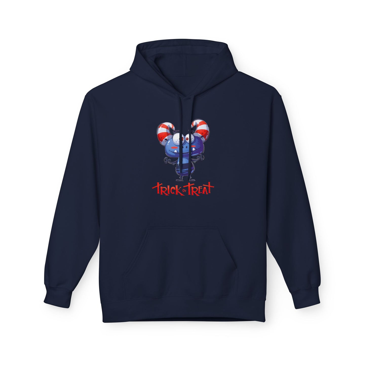 Halloween Trick or Treat Fleece Hoodie, Cozy Fall Sweatshirt, Perfect for Kids & Adults, Seasonal Wear, Halloween Costume Addition, [...]
