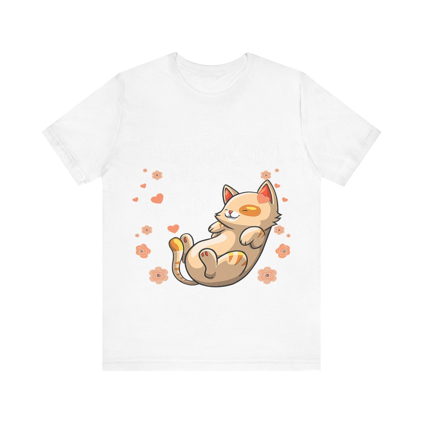 Adorable Cat Graphic Tee, Cute Cat Shirt, Gift for Cat Lovers, Pet Lovers Apparel, Casual Unisex Tee, Fun Animal T-shirt