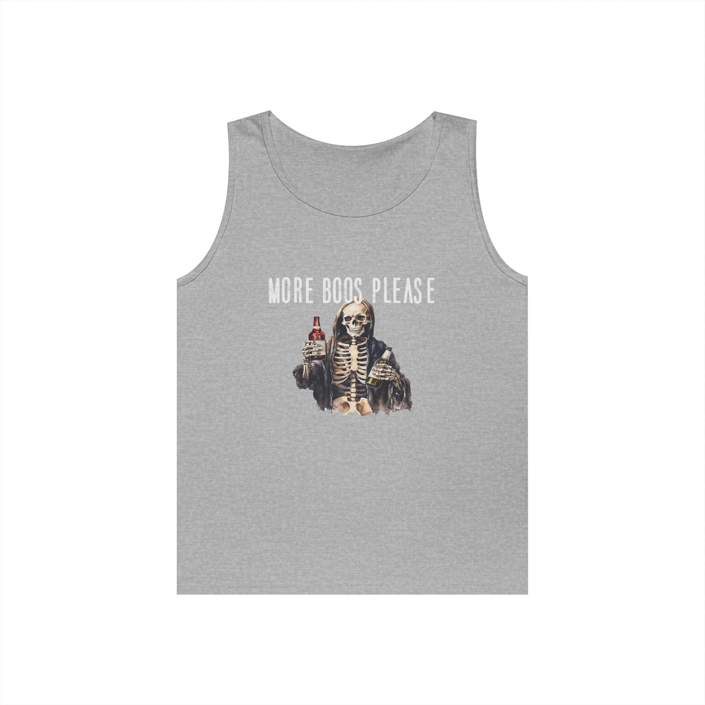 Unisex Skeleton Tank Top - Perfect for Halloween Parties, Casual Wear, Summer Outfits, Gifts for Friends, Festival Fashion