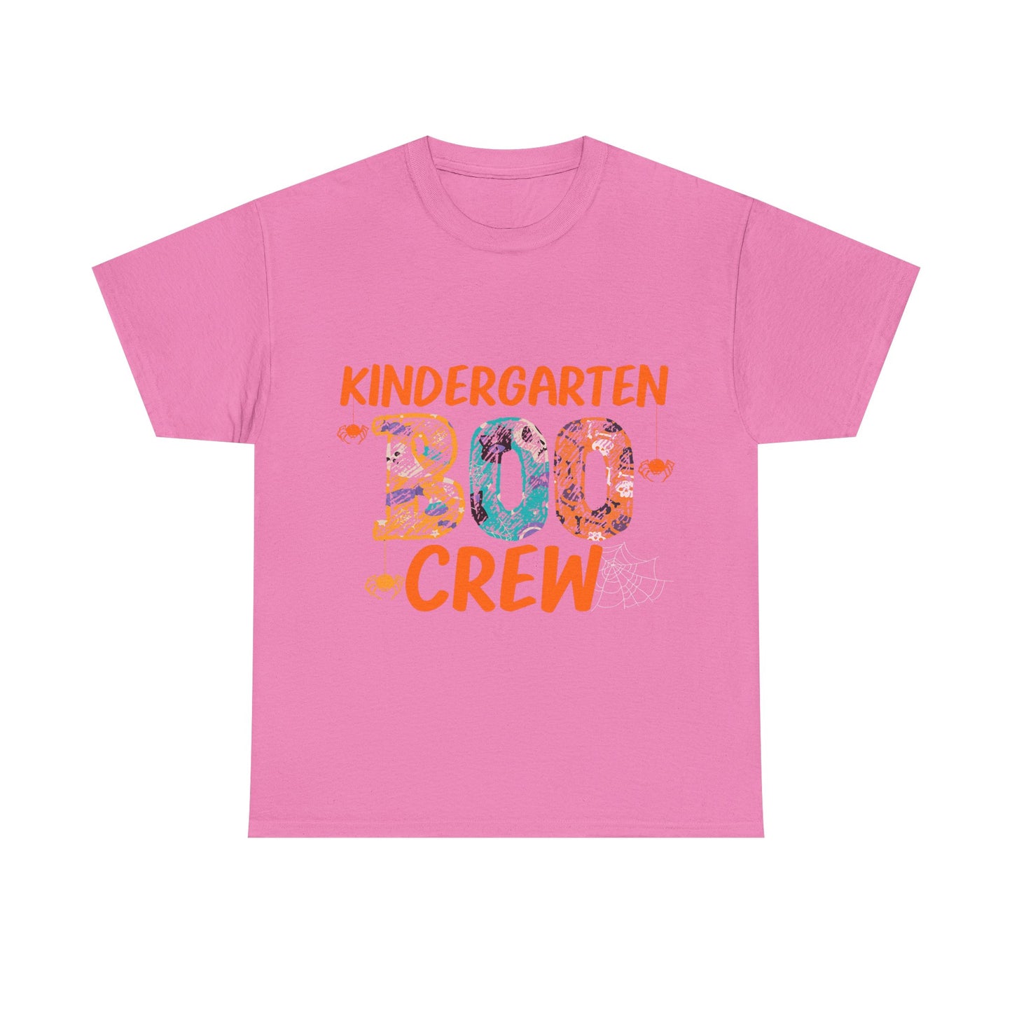 Kindergarten Boo Crew Tee, Unisex Cotton T-Shirt for Teachers, Class Parties, Halloween Costume, Fun School Spirit Wear, Gift for Kids