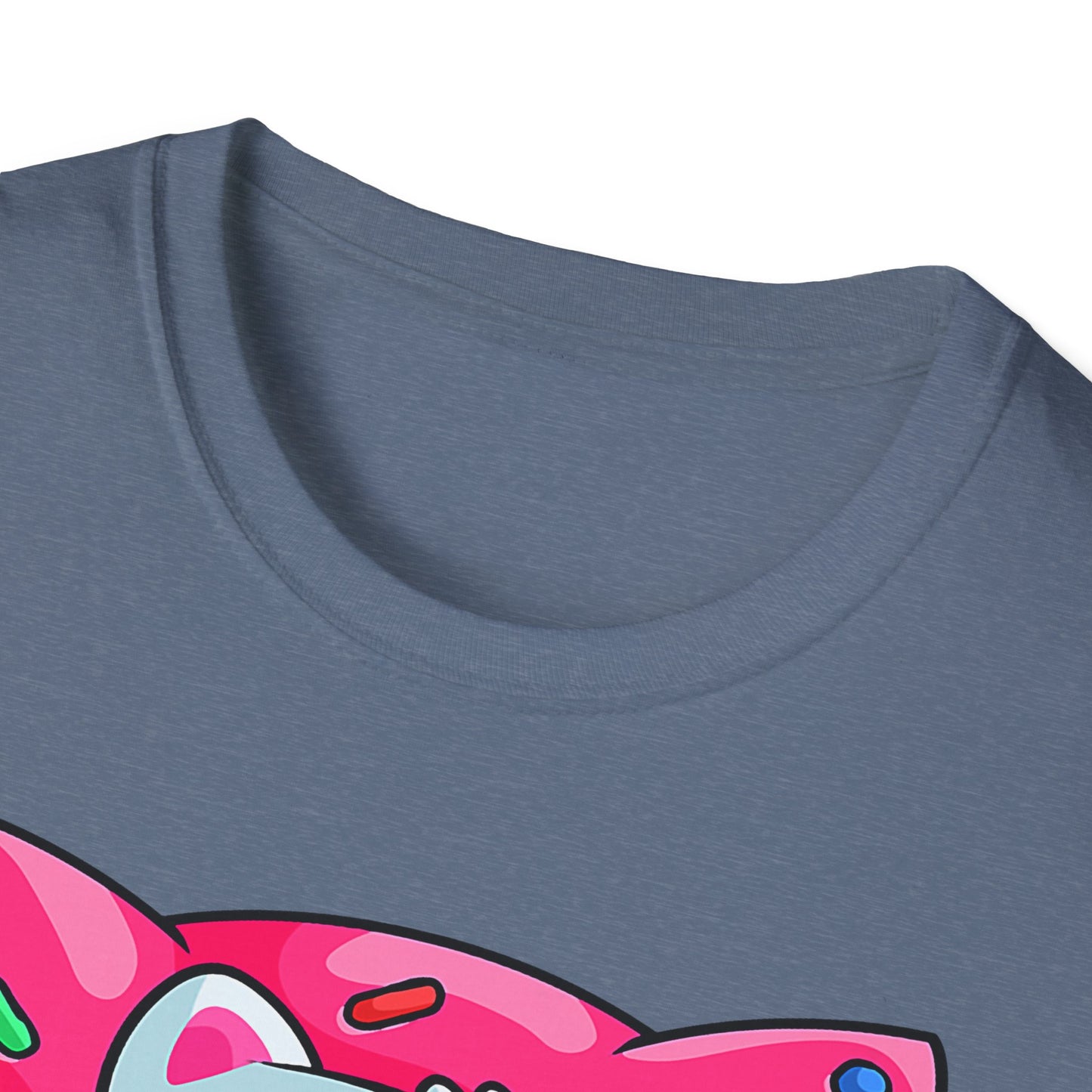 Cute Cat with Donut Unisex T-Shirt, Adorable Pet Lover Gift, Fun Summer Wear, Trendy Graphic Tee, Perfect for Birthdays, Casual Days, [...]