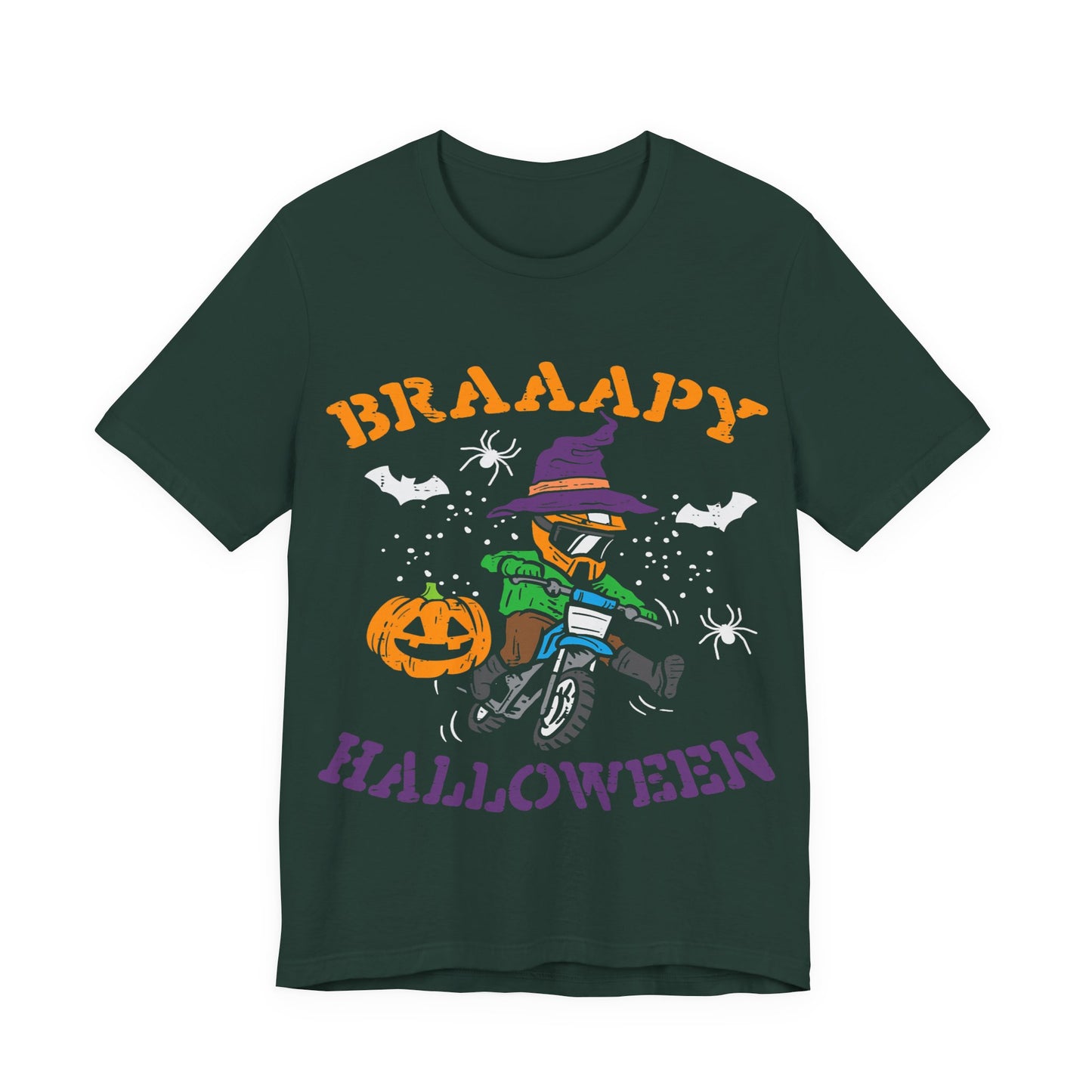 Halloween Themed Unisex Jersey Tee - Spooky Fun for Kids & Adults, Party Shirt, Trick or Treat Wear, October Celebration, Fall Festivities