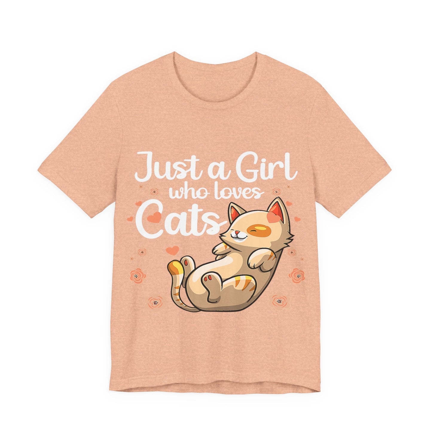 Adorable Cat Graphic Tee, Cute Cat Shirt, Gift for Cat Lovers, Pet Lovers Apparel, Casual Unisex Tee, Fun Animal T-shirt