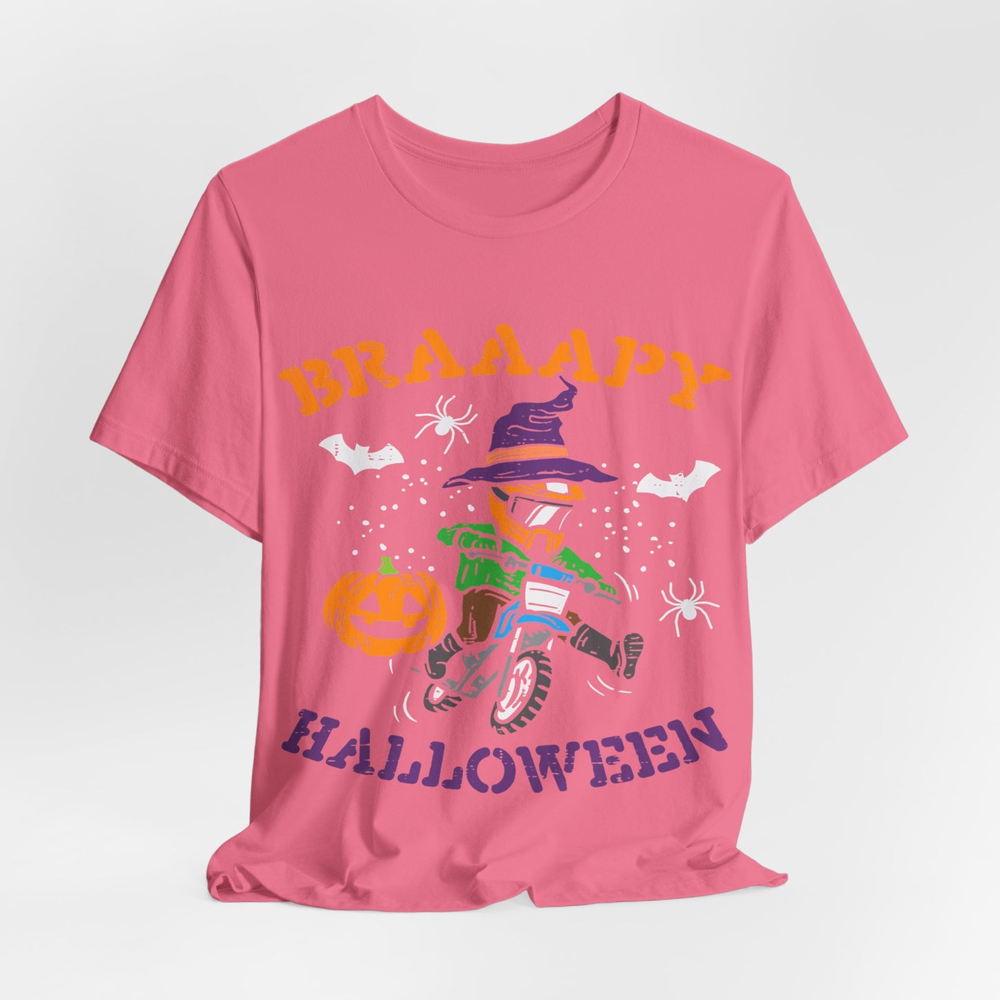 Halloween Themed Unisex Jersey Tee - Spooky Fun for Kids & Adults, Party Shirt, Trick or Treat Wear, October Celebration, Fall Festivities