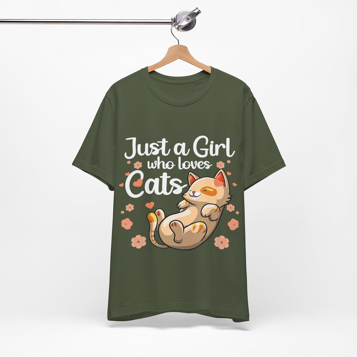 Adorable Cat Graphic Tee, Cute Cat Shirt, Gift for Cat Lovers, Pet Lovers Apparel, Casual Unisex Tee, Fun Animal T-shirt