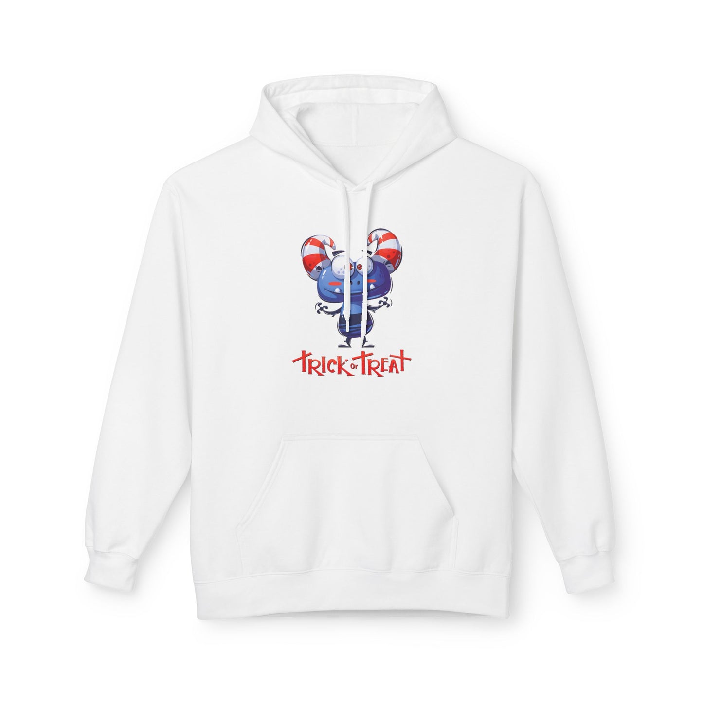 Halloween Trick or Treat Fleece Hoodie, Cozy Fall Sweatshirt, Perfect for Kids & Adults, Seasonal Wear, Halloween Costume Addition, [...]