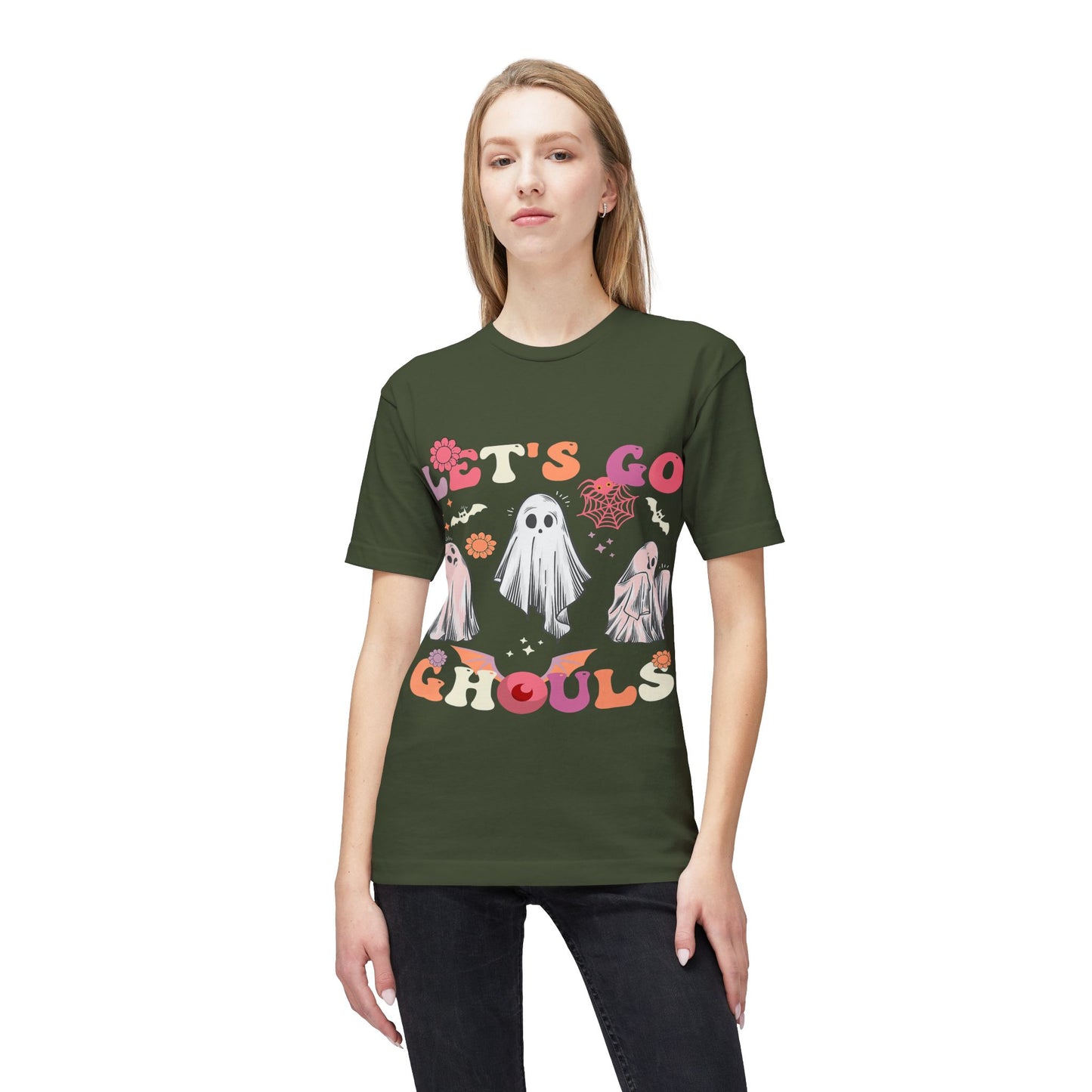Unisex Ghosts Halloween T-shirt, Spooky Shirt, Funny Halloween Tee, Gifts for Ghouls, October Festive Apparel