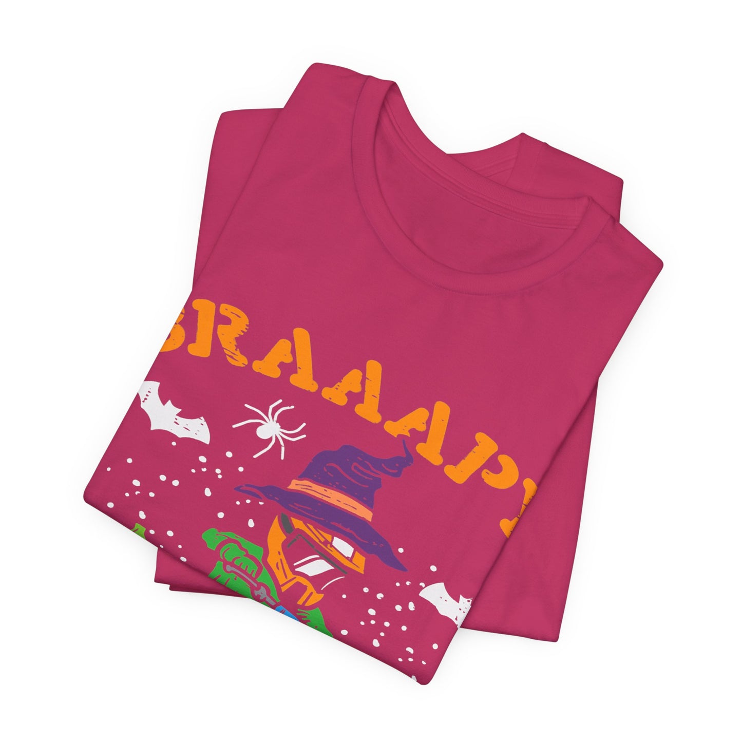 Halloween Themed Unisex Jersey Tee - Spooky Fun for Kids & Adults, Party Shirt, Trick or Treat Wear, October Celebration, Fall Festivities